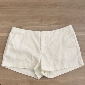 Joie - 100% Linen White Shorts